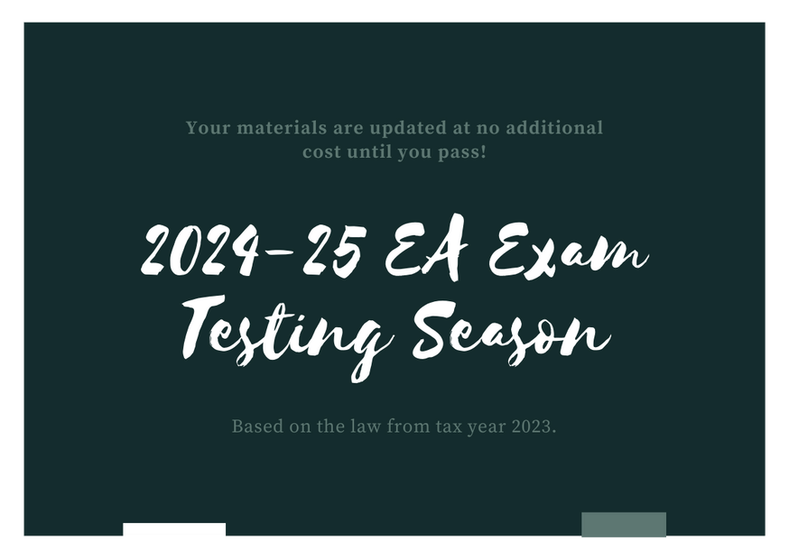 2024-25 EA Exam Testing Season